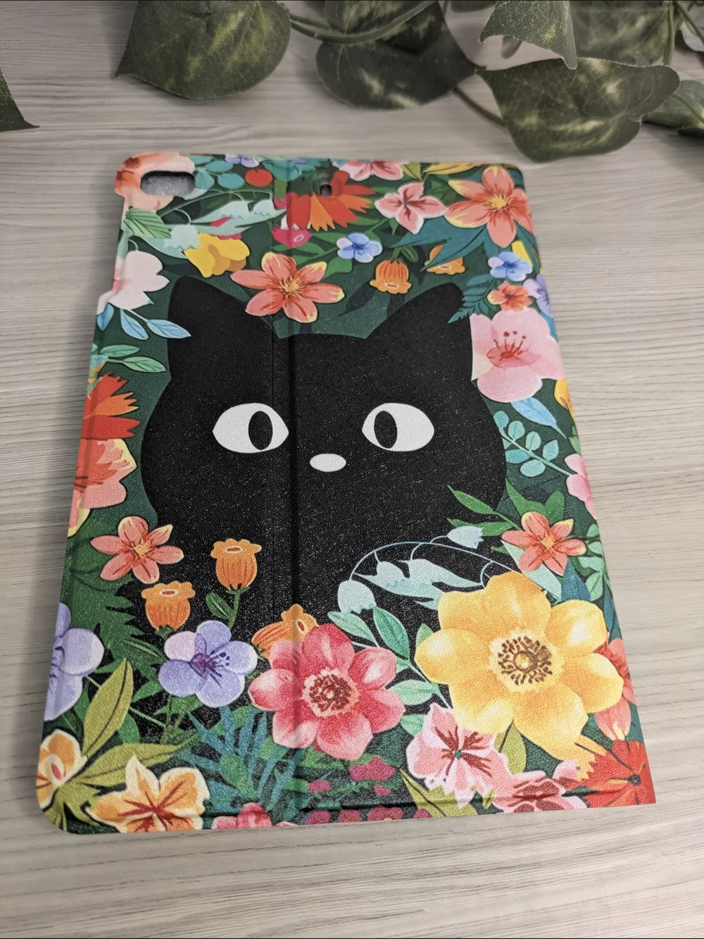 Cat Hiding In The Flowers Tablet Cover Compatible For iPad Mini 12345